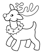  Christmas Animals Coloring Pages
