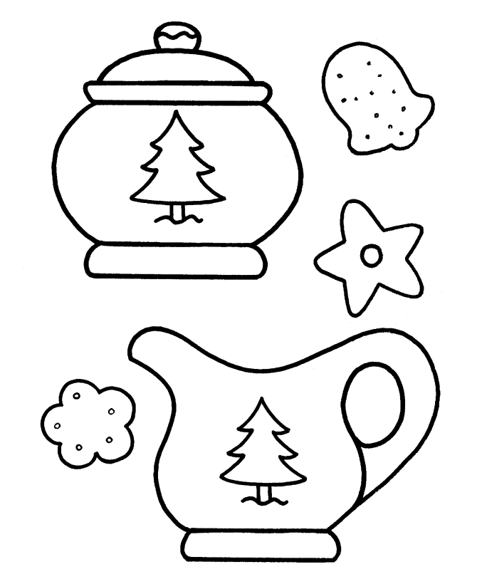 Christmas Cookies coloring page