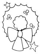  Christmas Wreath Coloring Pages